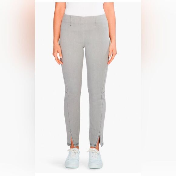 Nic+Zoe New gray slim fitting denim jeans ankle length pullon NWT stretch sz 4 - Picture 1 of 12